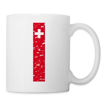 J’aime la Suisse tenue design T-shirt - Mug blanc - blanc - Droite
