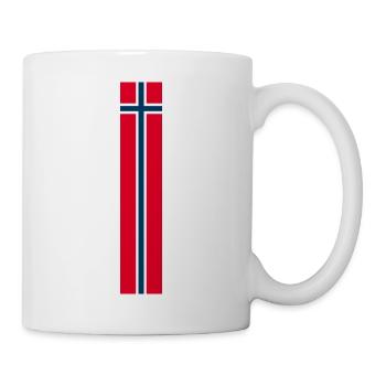 J’aime la tenue T-shirt design Norvège - Mug blanc - blanc - Droite
