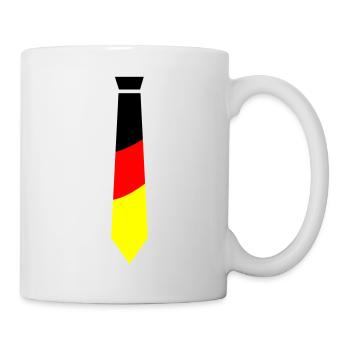 cravate allemagne - Mug blanc - blanc - Droite