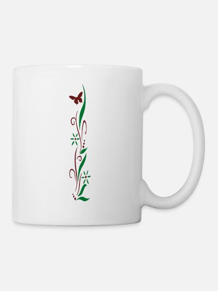 Ornament - Tasse - Weiß