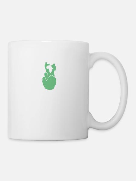 Fight+Peace - Mug - white