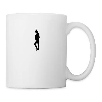 Pregnant woman - Mug - white - Right