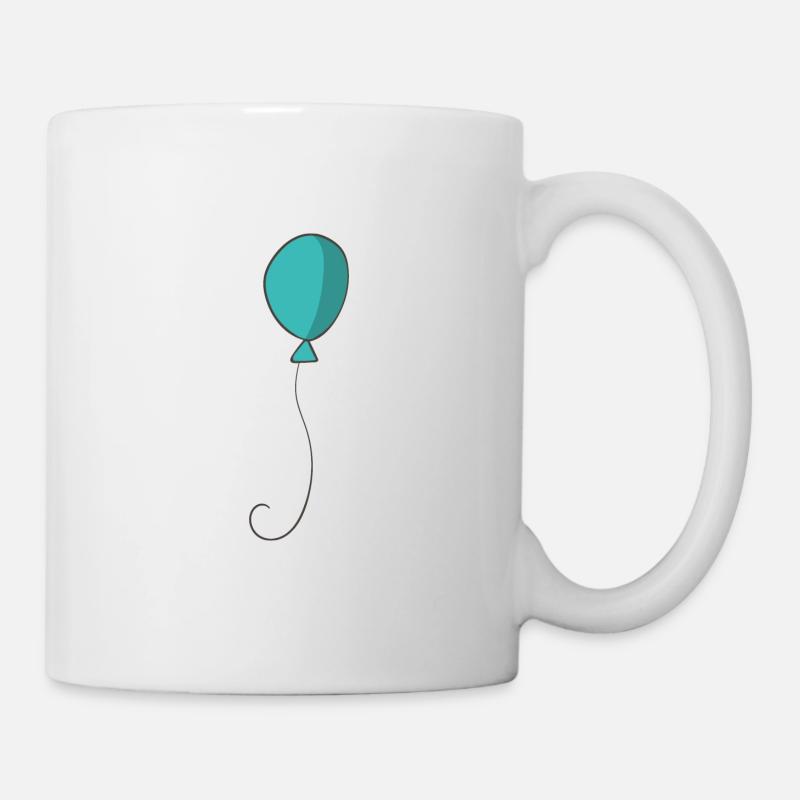 Luftballon - Tasse - Weiß
