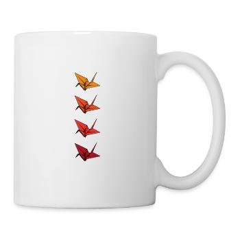 Origami Bird Artistic Person Poison - Mug - white - Right