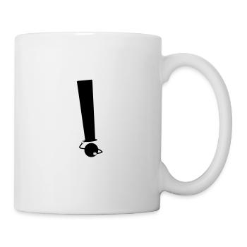 Humoristique Point d'exclamation - Mug blanc - blanc - Droite