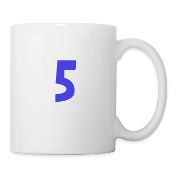5. 5 YEARS. 5th ANNIVERSARY. 5 YEAR ANNIVERSARY. 5 - Mug - white - Right