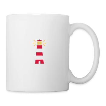 Leuchtturm - Tasse - Weiß - Rechts