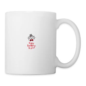 Bon anniversaire - Mug blanc - blanc - Droite