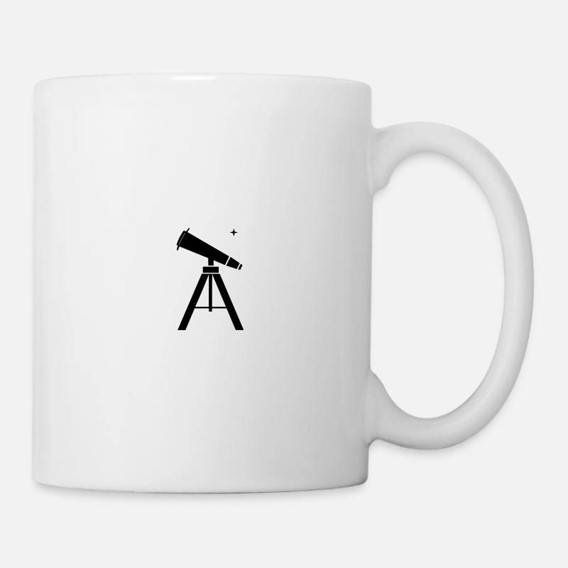 Fernrohr - Tasse - Weiß