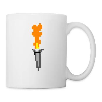 torch MS-DOS game retro Prince of Persia - Mug - white - Right