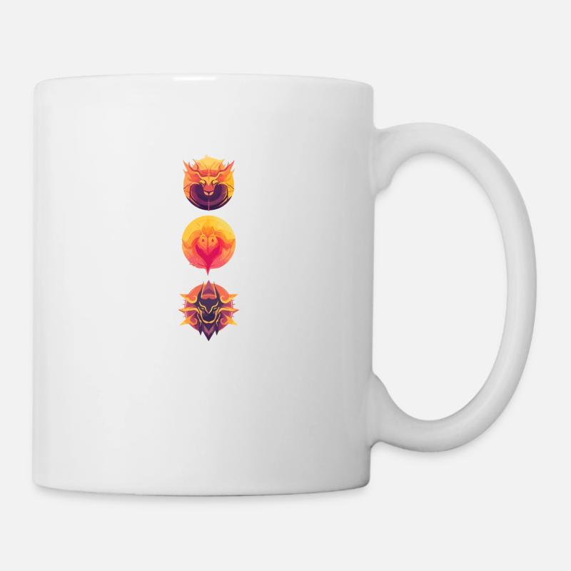 Zeichen Fabelwesen - Tasse - Weiß