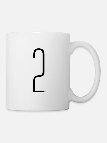 2 - Tasse - Weiß
