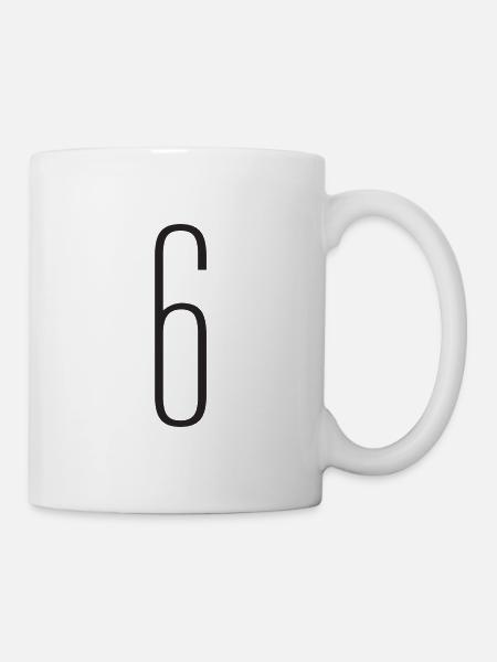 6 - Tasse - Weiß