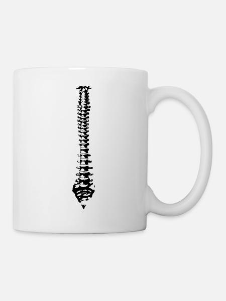 Rückgrat - Tasse - Weiß