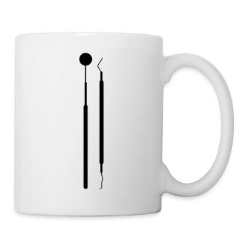 Zahnarzt - Tasse - Weiß - Rechts