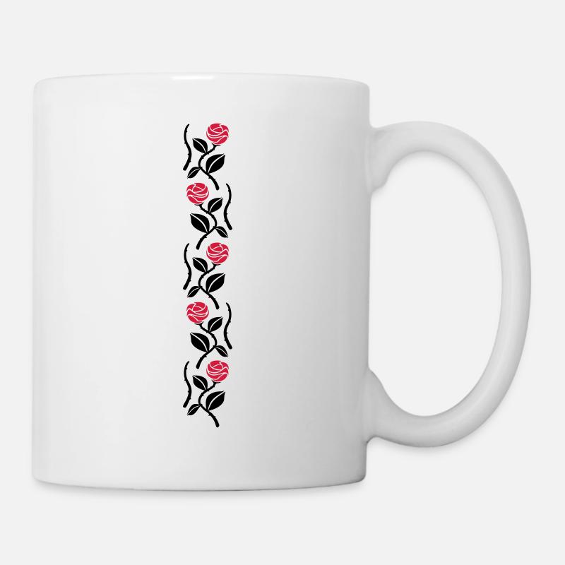 Roses - Mug blanc - blanc