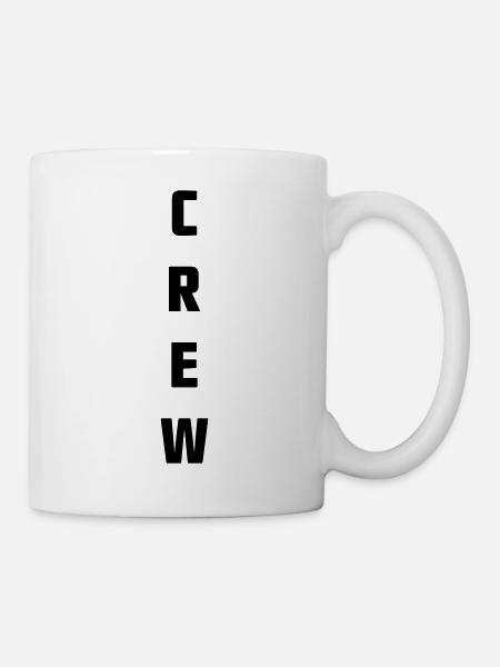 crew - Tasse - Weiß