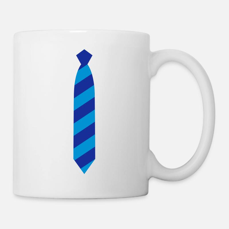 Krawatte - Tasse - Weiß