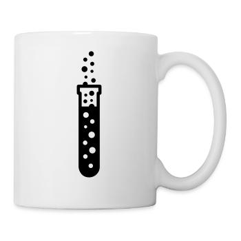 Cadeau de tube à essai de chimie chimiste, technicien de laboratoire - Mug blanc - blanc - Droite
