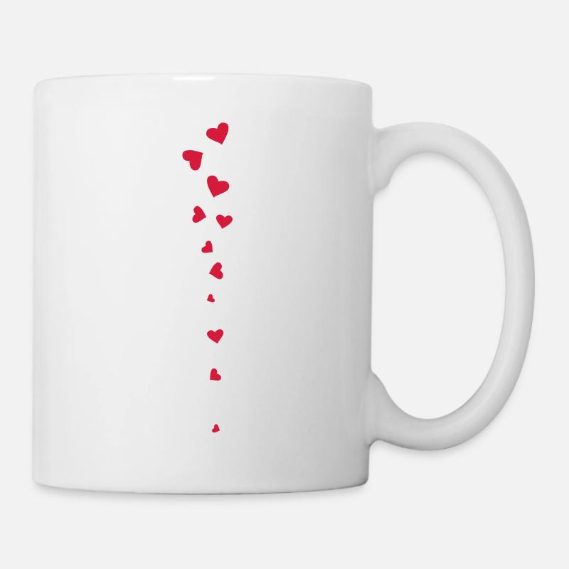 hearts - Mug - white