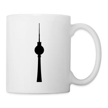 Tour de télévision - Mug blanc - blanc - Droite