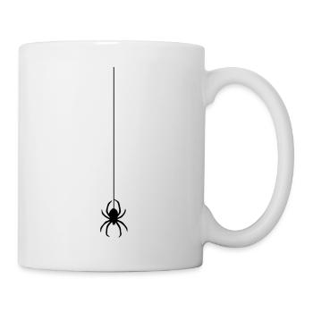 spinne am faden - Tasse - Weiß - Rechts