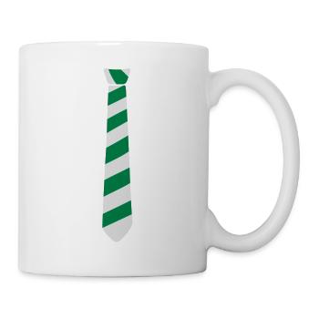 krawatte_7__f2 - Mug blanc - blanc - Droite