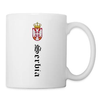 Serbie - Mug blanc - blanc - Droite