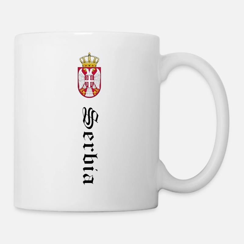 Serbie - Mug blanc - blanc