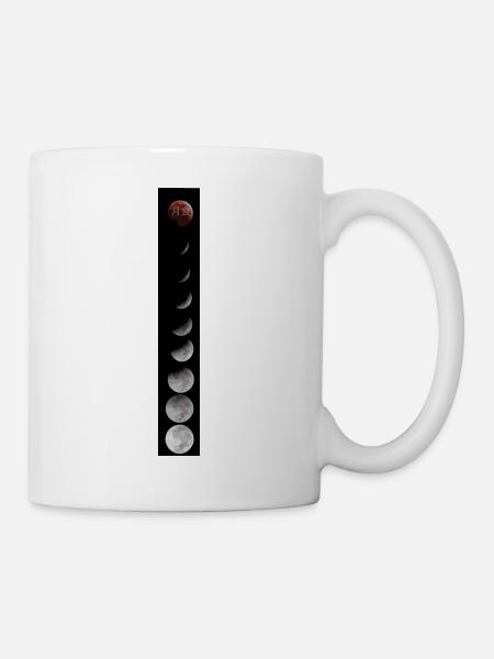 Mondfisternis Japanisch - Tasse - Weiß