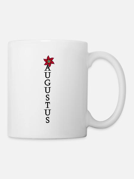 August Vintage Geburtstagsgeschenk - Tasse - Weiß