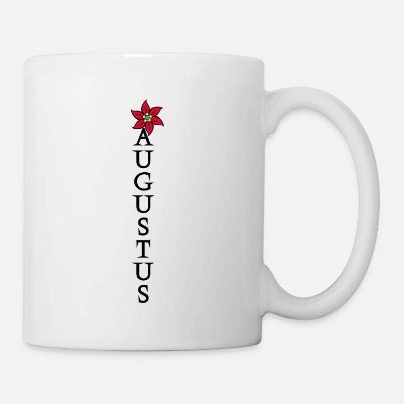 August Vintage Geburtstagsgeschenk - Tasse - Weiß