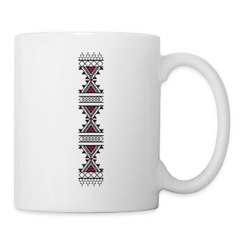 MOTIFS AMAZIGH BERBERE KABYLE Z AMAZIGH ALGERIE - Mug blanc - blanc - Droite