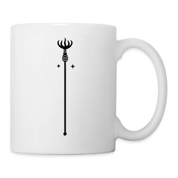 Zauberstab - Tasse - Weiß - Rechts