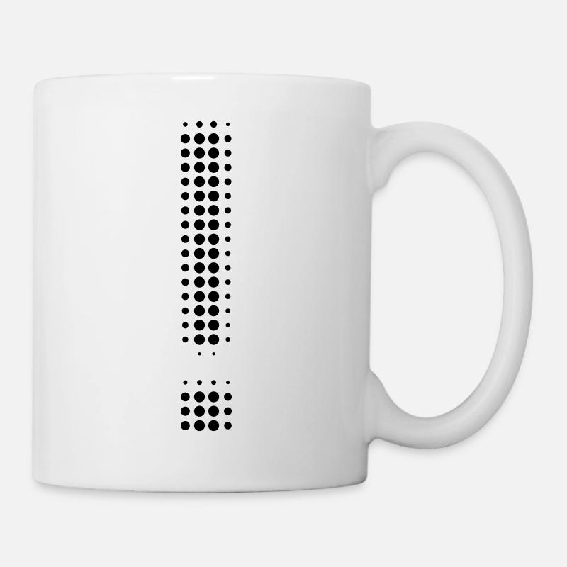 Exclamation mark - Mug - white