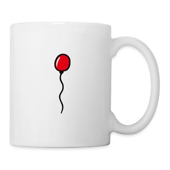 Luftballon - Tasse - Weiß - Rechts
