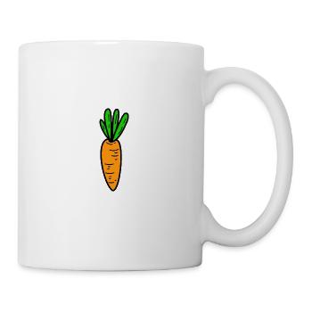 Carrote Carotte Légumes - Mug blanc - blanc - Droite