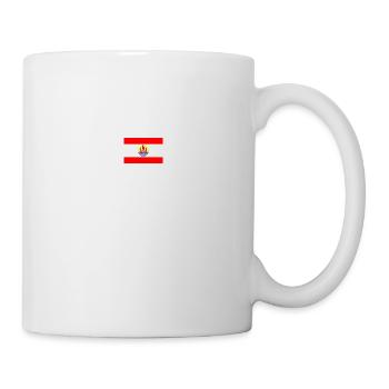 Drapeau de la Polynésie Française - Mug blanc - blanc - Droite