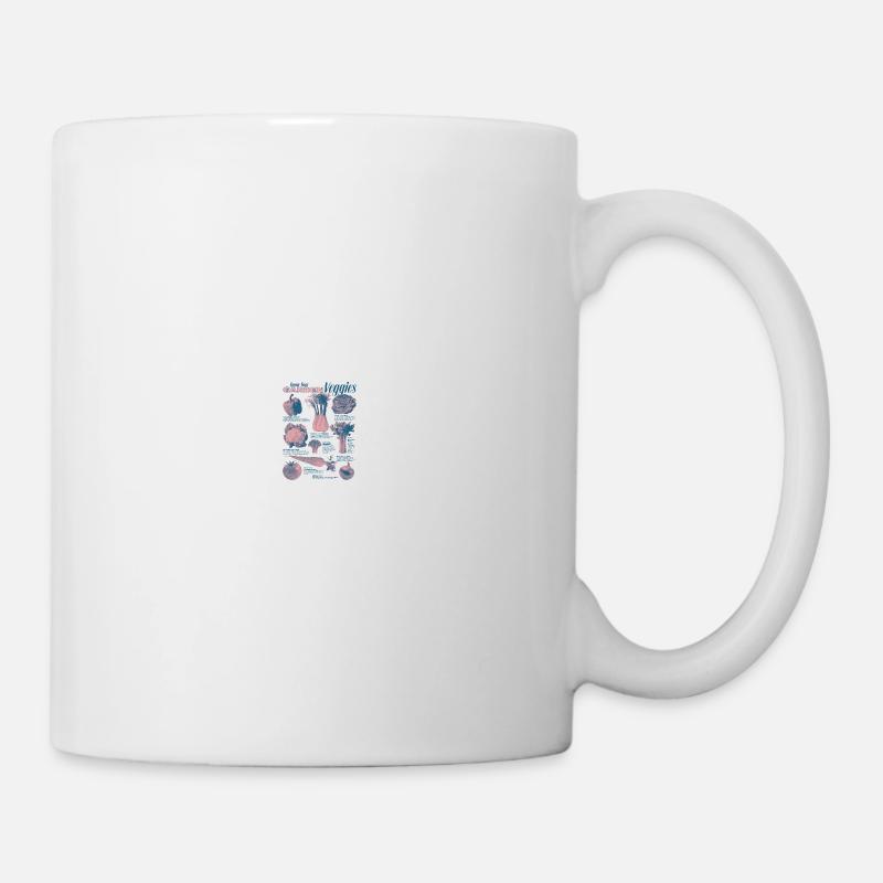Collection de légumes du jardin - Mug blanc - blanc