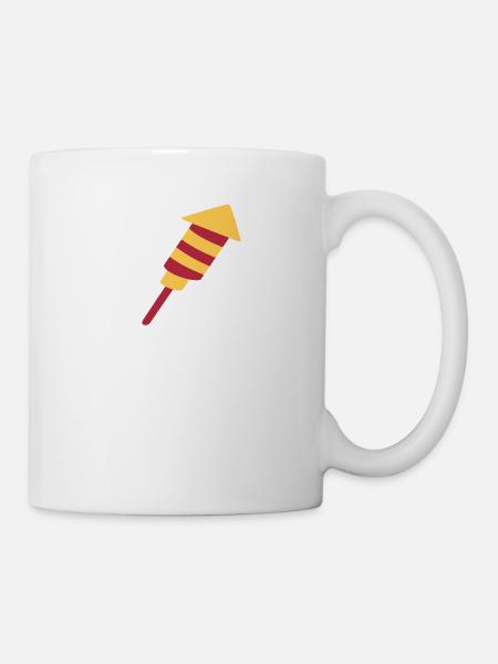 Feu d'artifice - Mug blanc - blanc