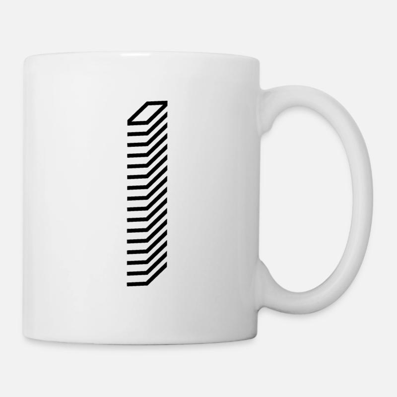 Conception unique du logo Letter I - Mug blanc - blanc
