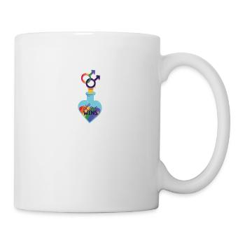Bouteille Love Wins - Mug blanc - blanc - Droite