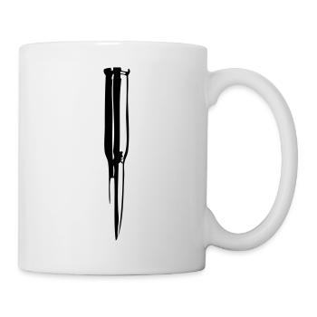 balle_fusil - Tasse - Weiß - Rechts