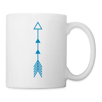 fleche amerindienne - Mug blanc - blanc - Droite