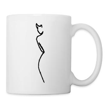Silhouette - Mug blanc - blanc - Droite