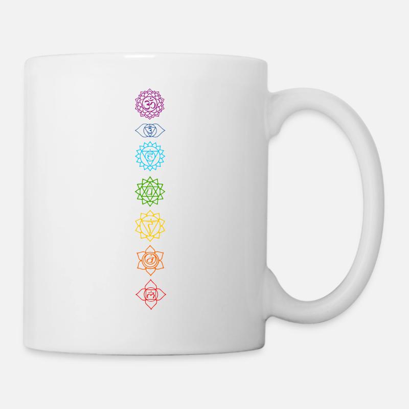 Chakren - Tasse - Weiß