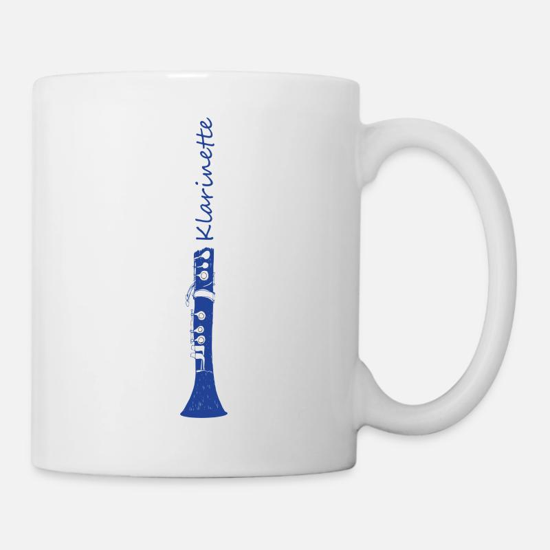 Klarinette - Tasse - Weiß