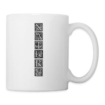 Nature | | icon Flowers | Pattern - Mug - white - Right