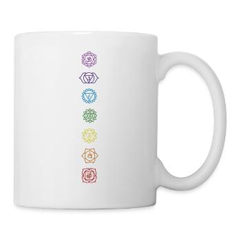 7 chakras - Mug blanc - blanc - Droite