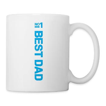 No.1 BEST DAD T-Shirt - Mug - white - Right